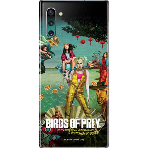 DC Comics Harley Quinn Birds of Prey Variant Movie Poster Galaxy Note 10 Skin